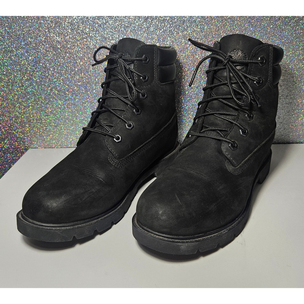 TIMBERLAND Women's 8 Linden Woods 6-Inch‎ Waterproof Boot (Black Nubuck) A156S